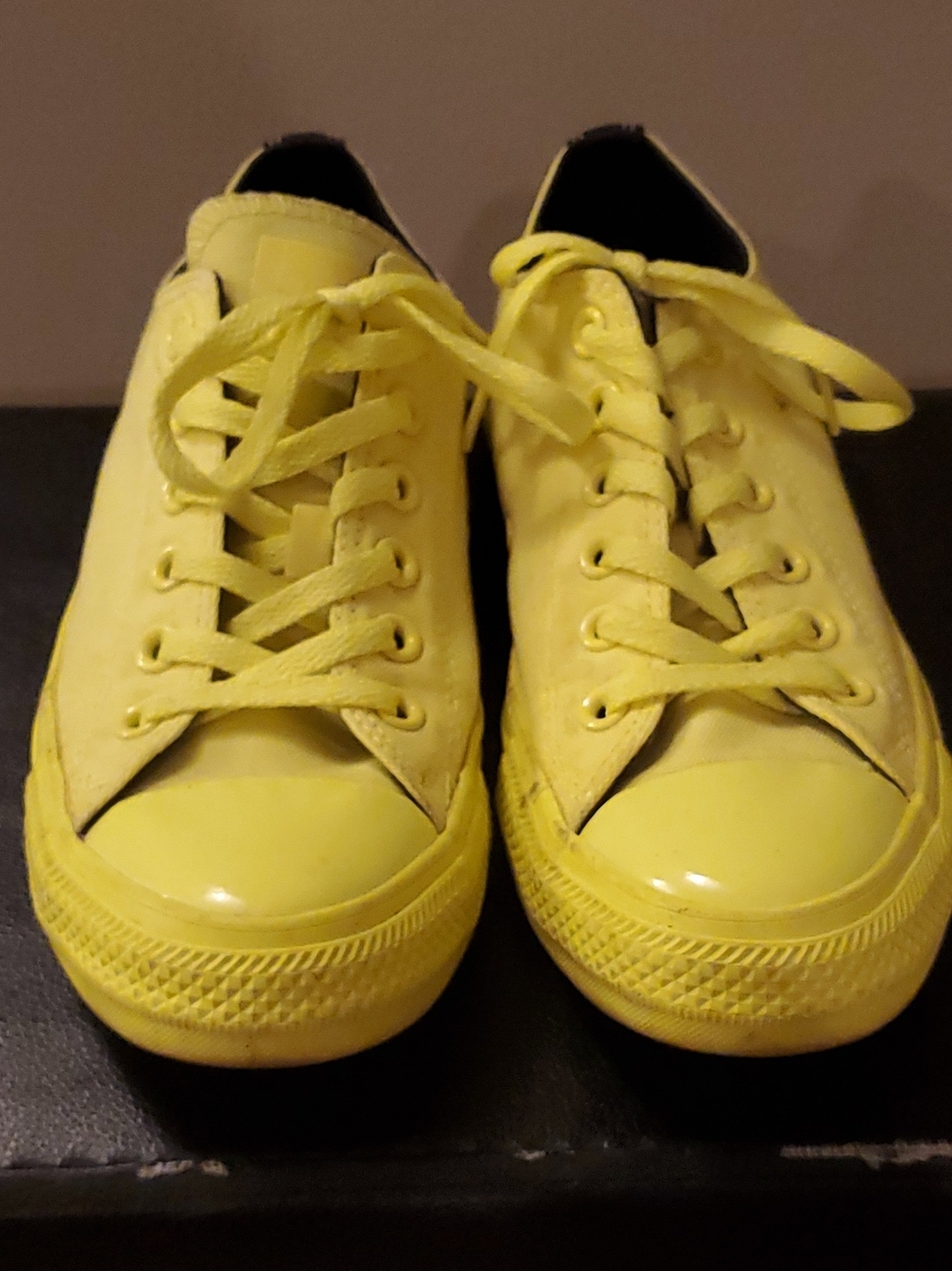 Converse x OPI Women’s Yellow Canvas Low Top Lace-Up Sneakers